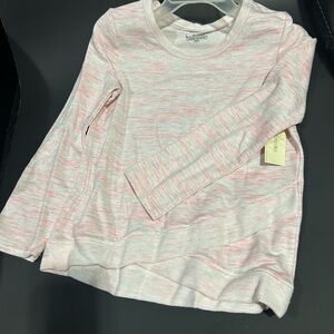 Bobbie Brooks Pink and White Long Sleeve Tee
